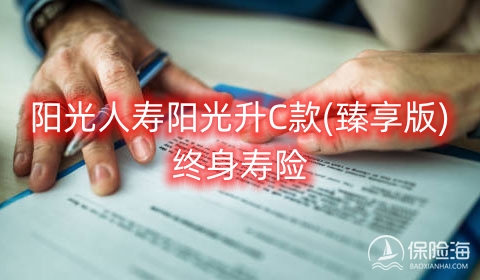 2023阳光人寿阳光升C款(臻享版)终身寿险产品如何?交5年领多少钱?