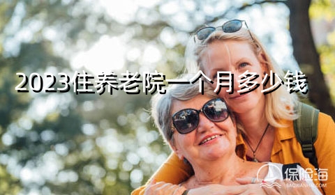 2023住养老院一个月多少钱?2023商业养老保险怎么买比较可靠?